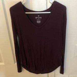 Long sleeve v neck